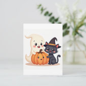 Schattigee Halloween Squad | Tote bag Briefkaart (Staand voorkant)