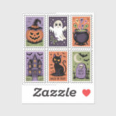 Schattigee Halloween Sticker Set -Schattig Ghost (Vel)