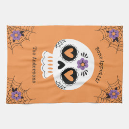 Schattigee Halloween Sugar Skull Theedoek