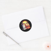Schattigee Halloween Tabby Cat Stickers (Envelop)