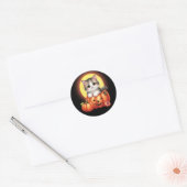 Schattigee Halloween Tabby Kitten Stickers (Envelop)