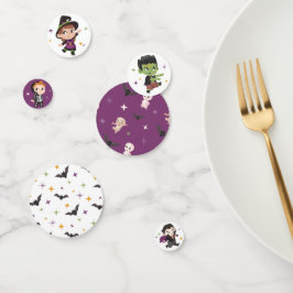 Schattigee Halloween Tafel Confetti