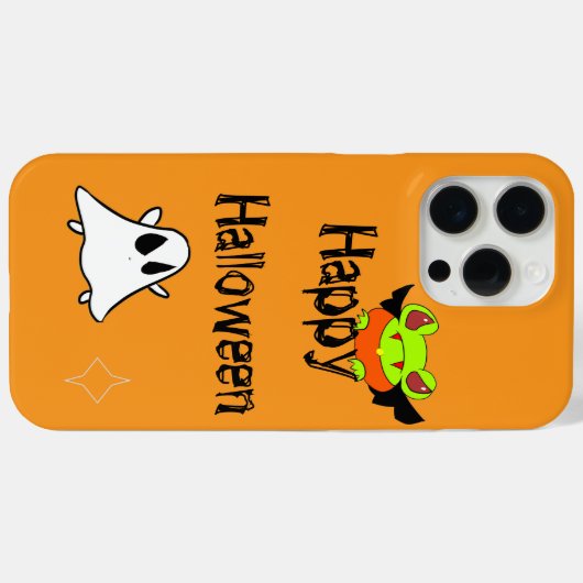 Schattigee Halloween telefoon Case (Achterkant (horizontaal))