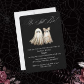 Schattigee Halloween thema bruiloft Jubileum Diner Kaart