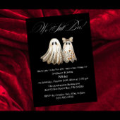 Schattigee Halloween thema bruiloft Jubileum Diner Magneet