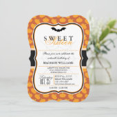 Schattigee Halloween Theme Sweet 16 Party Invitati Kaart (Staand voorkant)