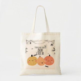 Schattigee Halloween Trick or treat Bag--- Boo Cre Tote Bag