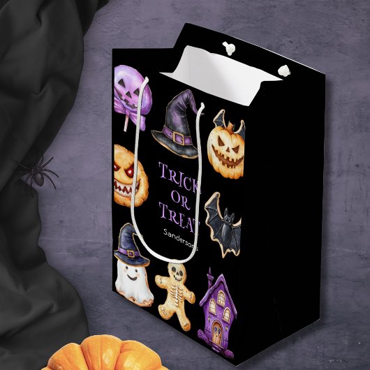 Schattigee Halloween Trick or treat Gift Bag Medium Cadeauzakje