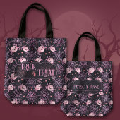 Schattigee Halloween Trick or treat Spinnen en har Tote Bag