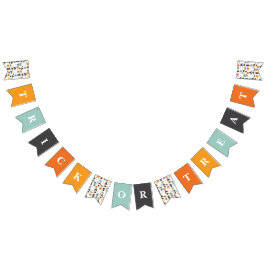 Schattigee Halloween TRICK OR TREAT Vlaggetjes