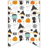 Schattigee Halloween TRICK OR TREAT Vlaggetjes (Eerste vlag)