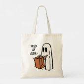 Schattigee Halloween truc of het behandelen van Gh Tote Bag (Achterkant)