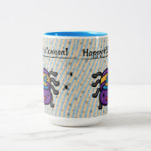 Schattigee Halloween! 👻 Tweekleurige Koffiemok (Center)