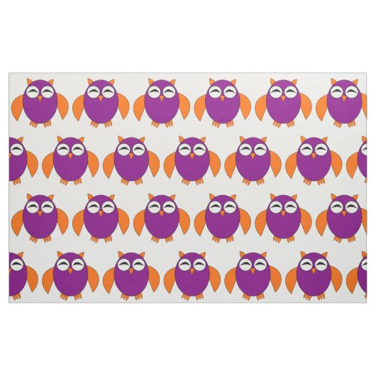 Schattigee Halloween Uil Craft Fabric Stof (Fat Quarter)