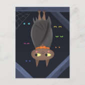 Schattigee Halloween Vampire Bat Briefkaart (Voorkant)
