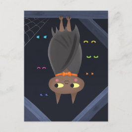 Schattigee Halloween Vampire Bat Briefkaart