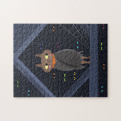 Schattigee Halloween Vampire Bat Legpuzzel (Horizontaal)