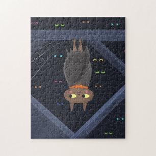 Schattigee Halloween Vampire Bat Legpuzzel