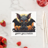 Schattigee Halloween Vampire Bat Servet (Insitu)