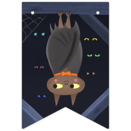 Schattigee Halloween Vampire Bat Zwart Vlaggetjes
