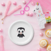 Schattigee Halloween Vampire Paper Borden Papieren Bordje (Feest)