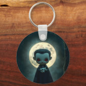 Schattigee Halloween Vampire Sleutelhanger (Achterkant)