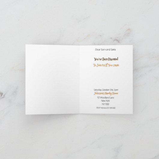 Schattigee Halloween verjaardag (Binnen)