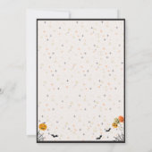 Schattigee Halloween verjaardag Kaart (Achterkant)