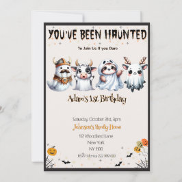 Schattigee Halloween verjaardag Kaart