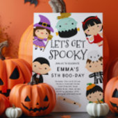 Schattigee Halloween Verjaardag Kaart