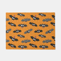 Schattigee Halloween Vleermuizen met Confetti en P