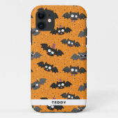 Schattigee Halloween Vleermuizen met Zonnebril en  Case-Mate iPhone Case (Achterkant)