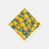 Schattigee Halloween voor Kids Pumpkin Patch Leave Servetten (Hoek)