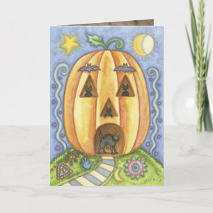 Schattigee Halloween Wenskaarten Kaart