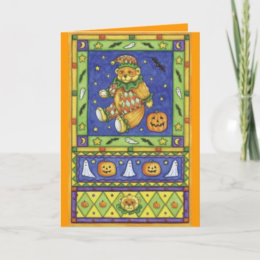 Schattigee Halloween Wenskaarten Kaart (Voorkant)