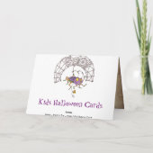 Schattigee Halloween Wenskaarten Kaart (Achterkant)