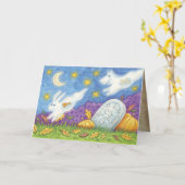 Schattigee Halloween Wenskaarten Kaart (Gele Bloem)