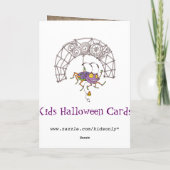 Schattigee Halloween Wenskaarten Kaart (Achterkant)