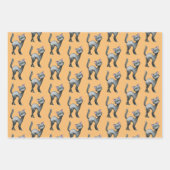 Schattigee Halloween Witch Black Cat Old House Inpakpapier Vel (Voorkant 3)