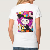 Schattigee Halloween Witch Matching Spooky Style! T-shirt (Achterkant)