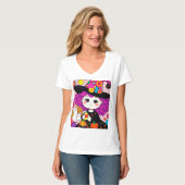 Schattigee Halloween Witch Matching Spooky Style! T-shirt (Voorkant volledig)