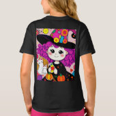 Schattigee Halloween Witch Matching Spooky Style! T-shirt (Achterkant)