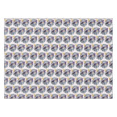 Schattigee Halloween Witch op Broom Tafelkleed (Voorkant (Horizontaal))