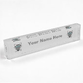 Schattigee Halloween Wolf Custom Desk Naamplaat Naambordje