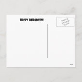 Schattigee Halloween Yorkie Trick of Treating Feestdagenkaart (Achterkant)