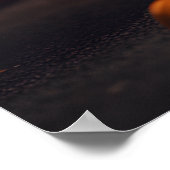 Schattigee Halloween Yorkshire Terrier Puppy Honde Poster (Hoek)