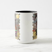 Schattigee Halloweenheks met zwarte kat Mok (Midden)