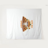 Schattigee Halloweenkat met pompoenen - Kawaii Spo Wandkleed (Voorkant (horizontaal))