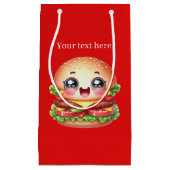 Schattigee hamburger liefhebbers feest klein cadeauzakje (Voorkant)