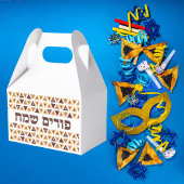 Schattigee Hamentash Happy Purim Favor Box Bedankdoosjes